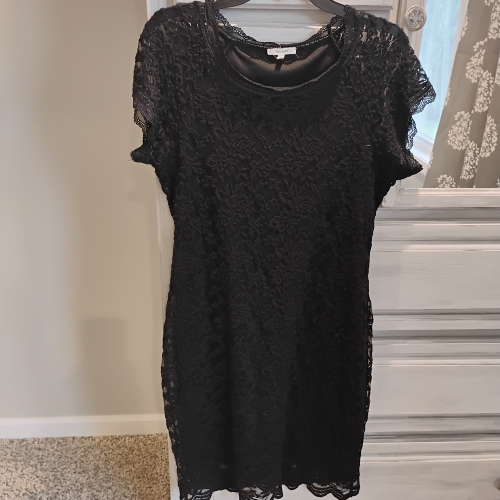 Maurices Black Lace Mini Dress